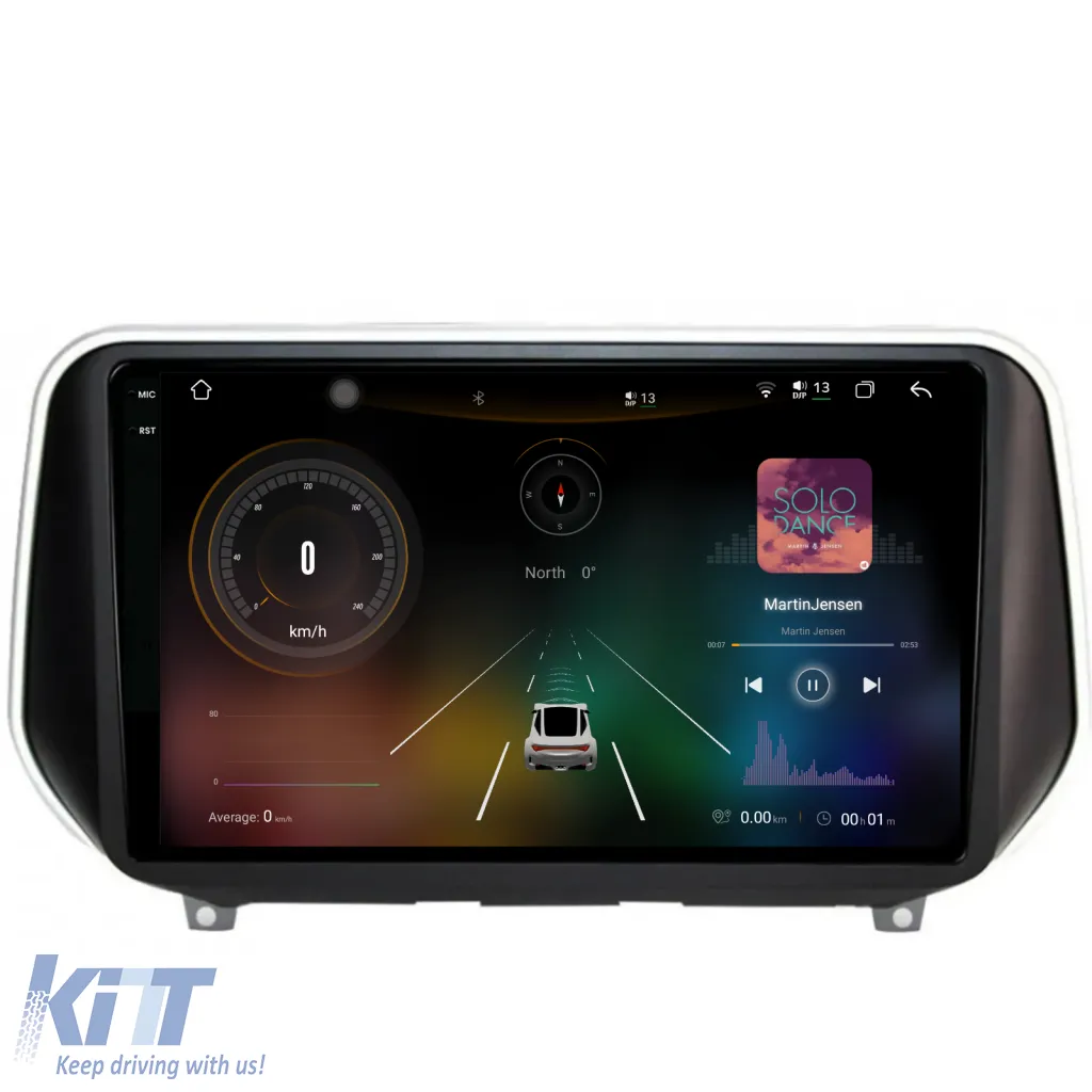 Dedicated Navigation suitable for Hyundai Santa Fe (2018-2024), 2K, 12GB RAM, 256GB Storage, Android Auto, CarPlay