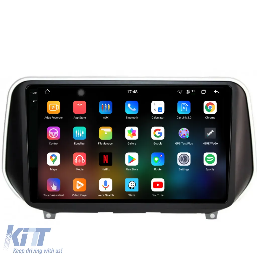 Dedicated Navigation suitable for Hyundai Santa Fe (2018-2024), 2K, 12GB RAM, 256GB Storage, Android Auto, CarPlay