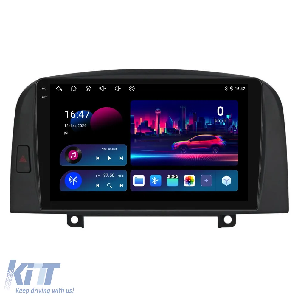 Dedicated Navigation suitable for Hyundai Sonata (2004 - 2008), 9 Inch, 6Gb Ram, 128Gb Storage, Android Auto, Carplay