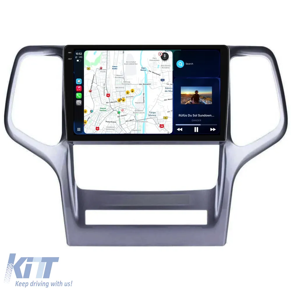 Dedicated Navigation suitable for Jeep Grand Cherokee (2010-2014), 9 Inch, 2Gb RAM, 32Gb Storage, Android Auto, Carplay