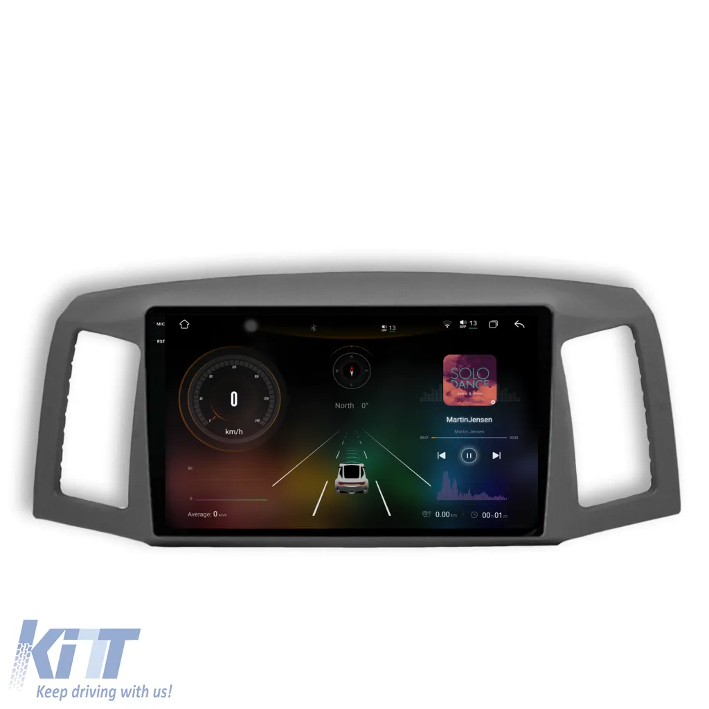 Dedicated Navigation suitable for Jeep Grand Cherokee (2004-2007), 2K, 12Gb RAM, 256Gb Storage, Android Auto, Carplay