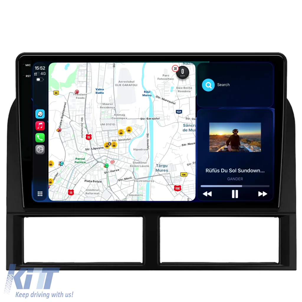 Dedicated Navigation suitable for Jeep Grand Cherokee (1998-2004), 9 Inch, 2Gb RAM, 32Gb Storage, Android Auto, Carplay
