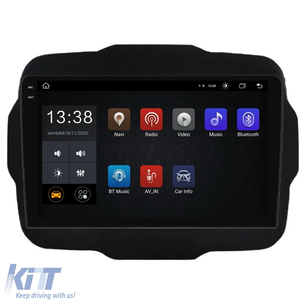 Dedicated Navigation suitable for Jeep Renegade (2016-2020), 9 Inch, 8Gb Ram, 256Gb Storage, Android Auto, Carplay