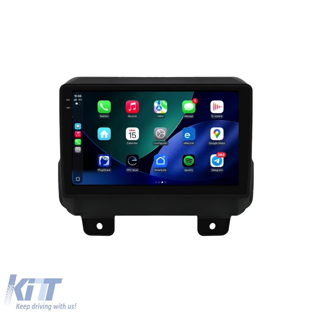 Dedicated Navigation suitable for Jeep Wrangler (2018-2022), 9 Inch, 8Gb Ram, 256Gb Storage, Android Auto, Carplay