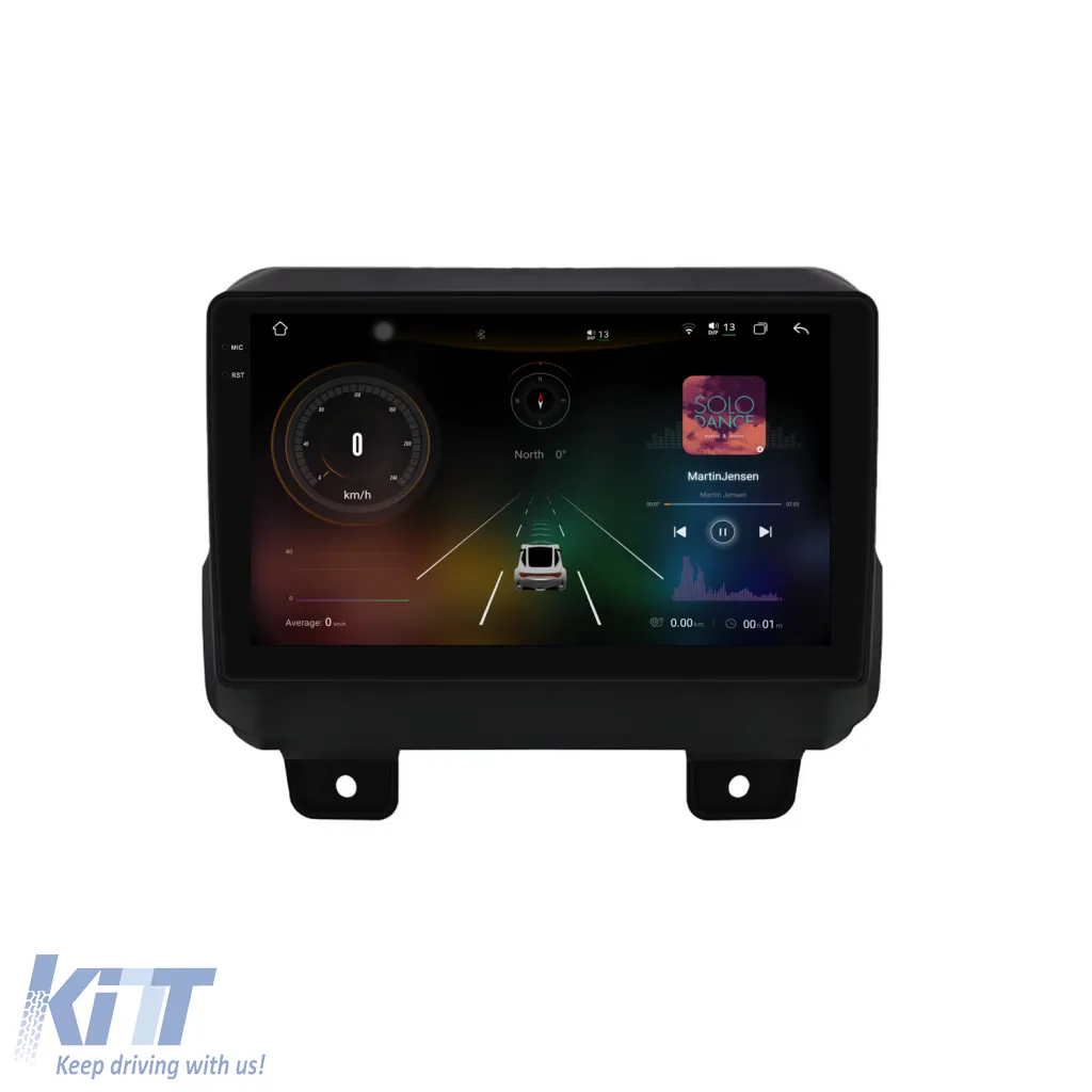 Dedicated Navigation suitable for Jeep Wrangler (2018-2022), 2K, 12Gb RAM, 256Gb Storage, Android Auto, Carplay