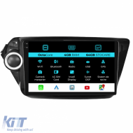 Dedicated Navigation suitable for Kia Rio (2011 - 2016), 9 Inch, 4Gb Ram, 64Gb Storage, Android Auto, Carplay