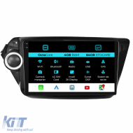 Dedicated Navigation suitable for Kia Rio (2011 - 2016), 2K, 4Gb RAM, 64Gb Storage, Android Auto, Carplay