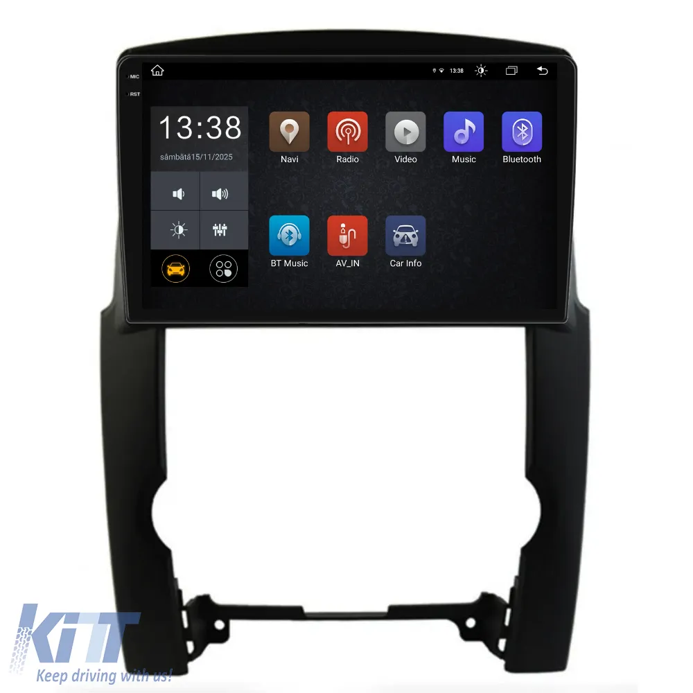 Dedicated Navigation suitable for Kia Sorento (2009 - 2012), 2K, 4Gb RAM, 64Gb Storage, Android Auto, Carplay