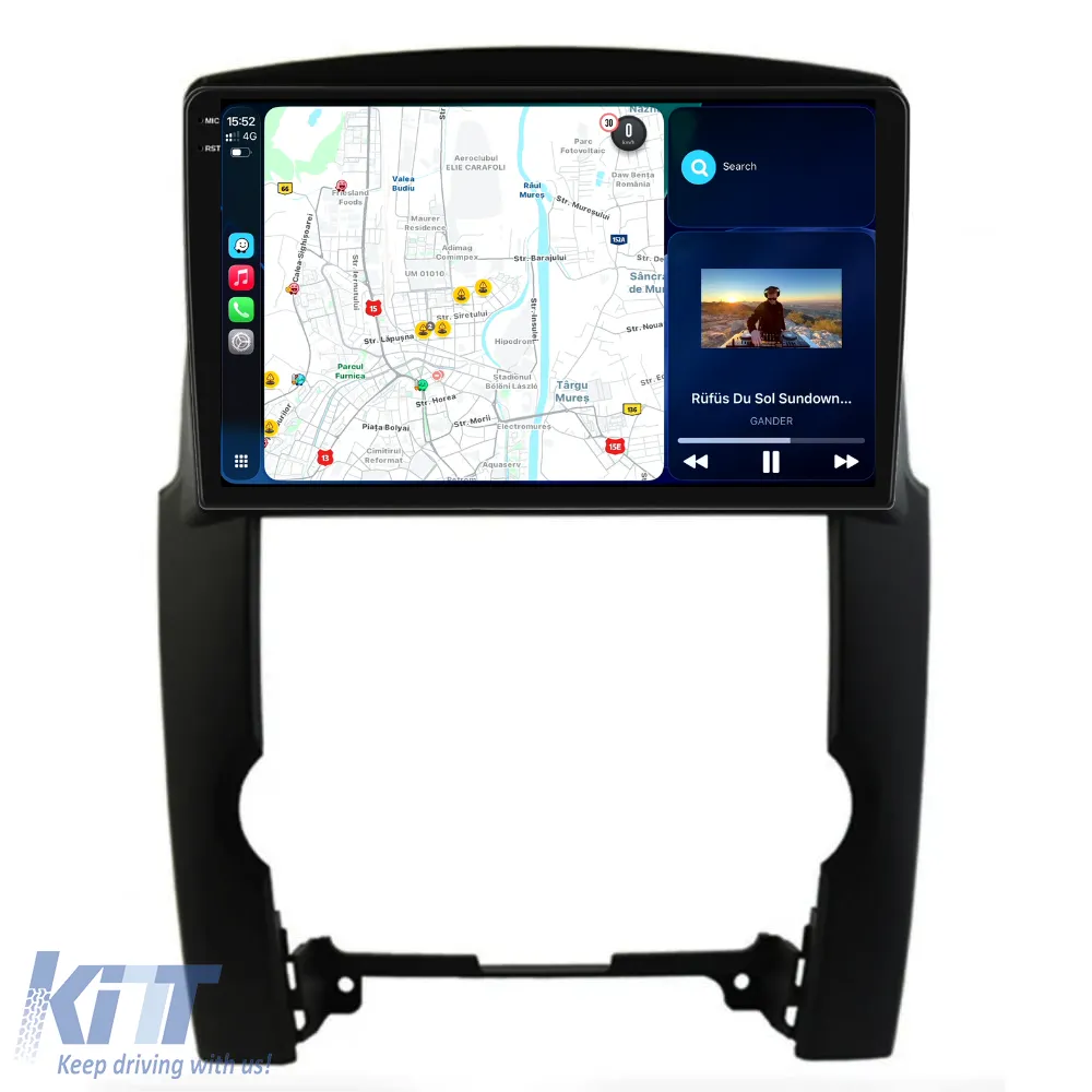 Dedicated Navigation suitable for Kia Sorento (2009 - 2012), 2K, 8Gb RAM, 256Gb Storage, Android Auto, Carplay