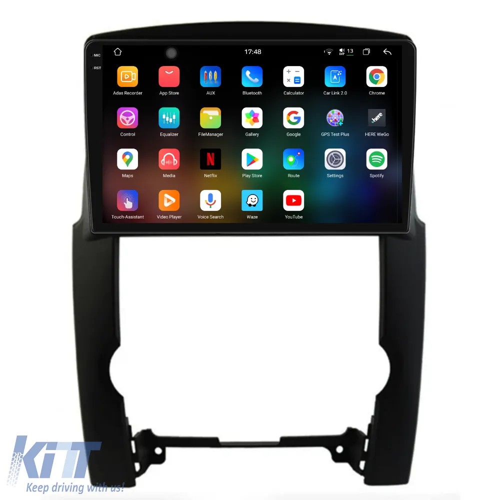 Dedicated Navigation suitable for Kia Sorento (2009 - 2012), 2K, 12GB RAM, 256GB Storage, Android Auto, Carplay