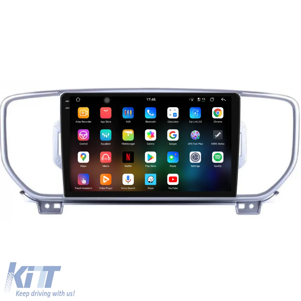 Dedicated Navigation suitable for Kia Sportage (2016 - 2019), 2K, 12GB RAM, 256GB Storage, Android Auto, Carplay