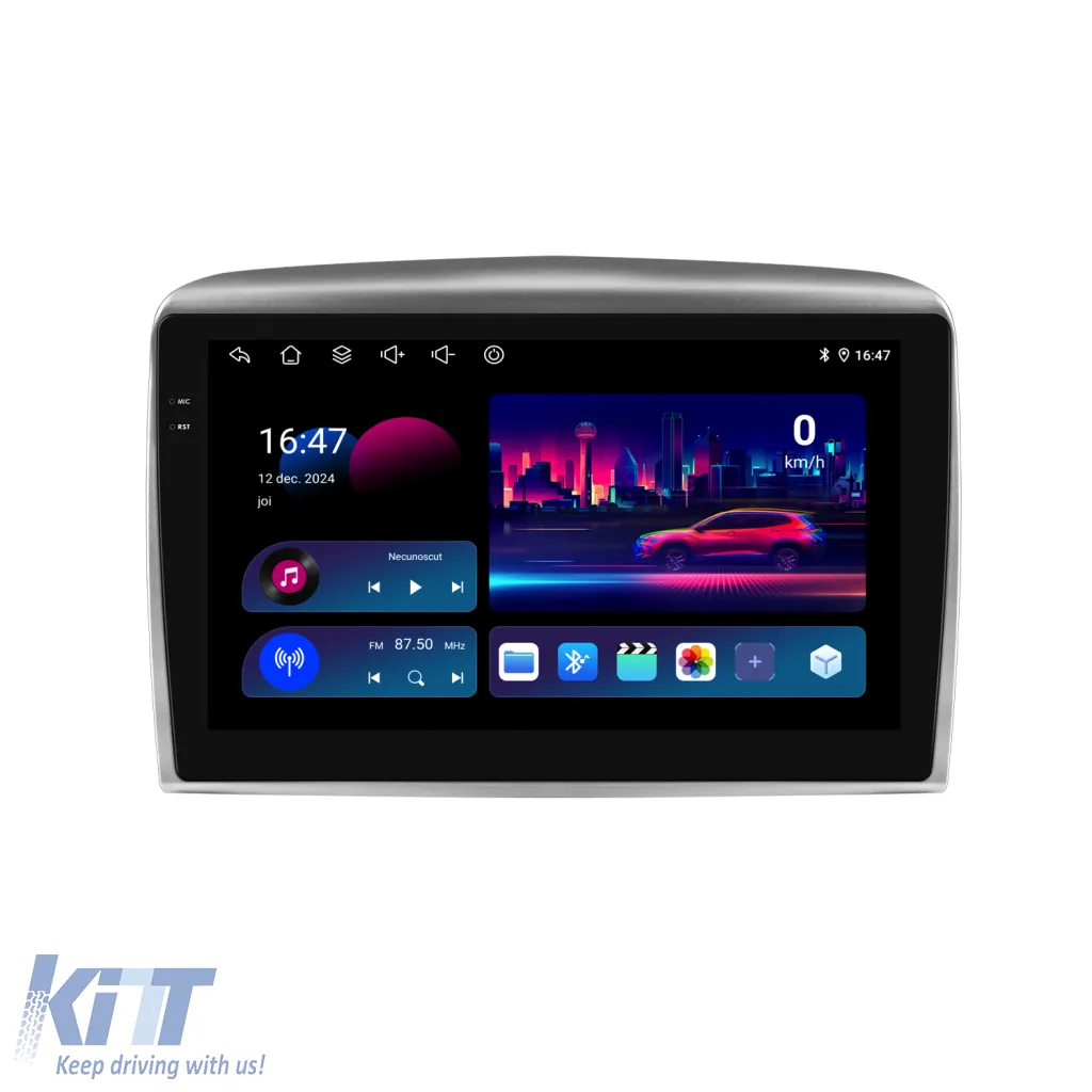 Dedicated Navigation suitable for Lancia Ypsilon (2006-2011), 9 Inch, 6Gb Ram, 128Gb Storage, Android Auto, Carplay