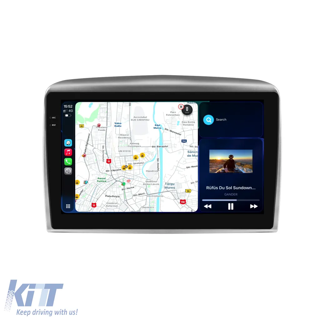 Dedicated Navigation suitable for Lancia Ypsilon (2006-2011), 2K, 4Gb RAM, 64Gb Storage, Android Auto, Carplay