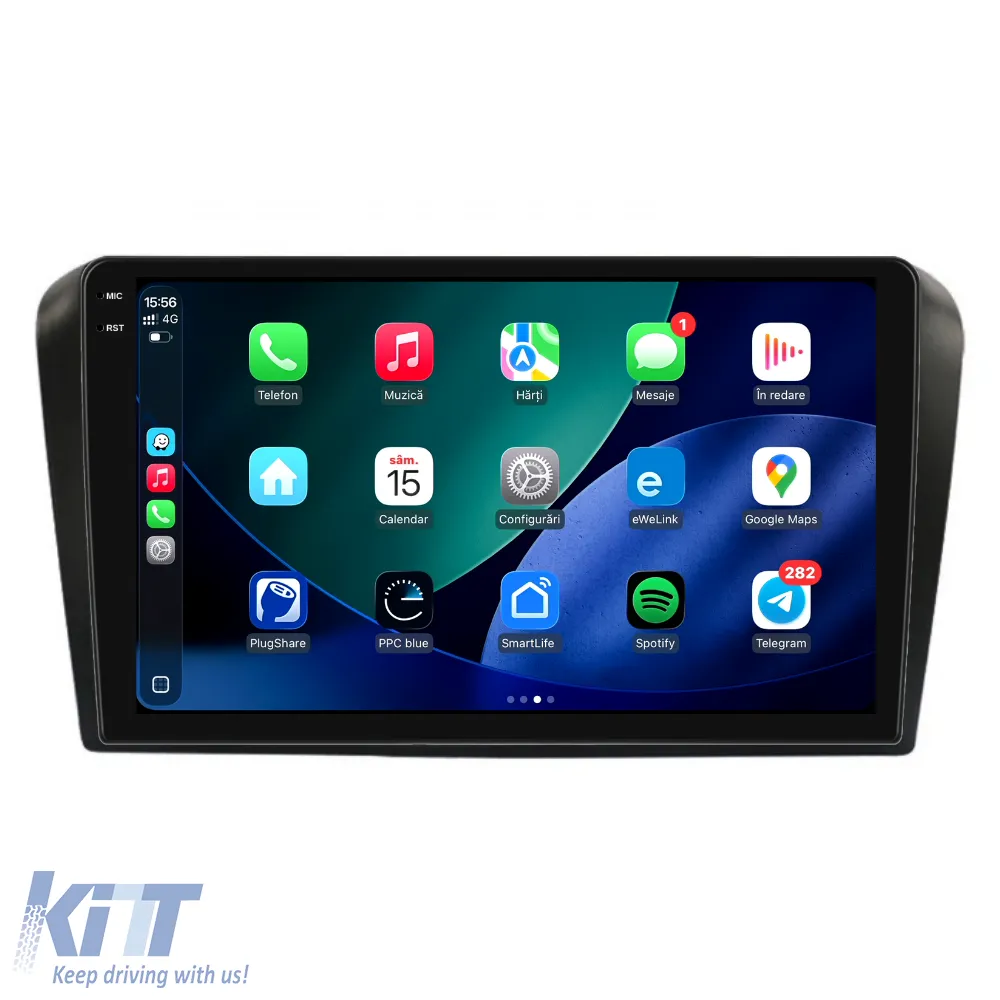 Dedicated Navigation suitable for Mazda 2 (2007-2014), 9 Inch, 2Gb RAM, 32Gb Storage, Android Auto, Carplay