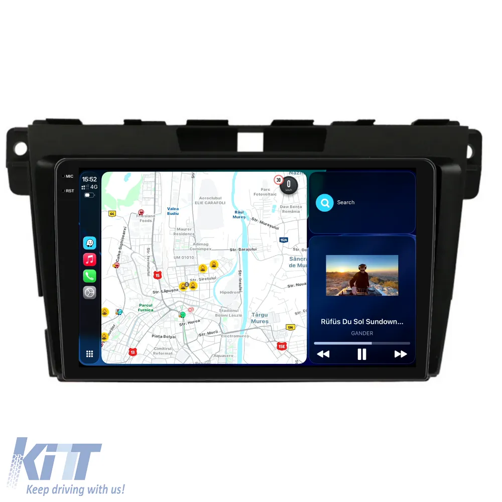 Dedicated Navigation suitable for Mazda CX-7 (2008 - 2015), 2K, 4Gb RAM, 64Gb Storage, Android Auto, Carplay