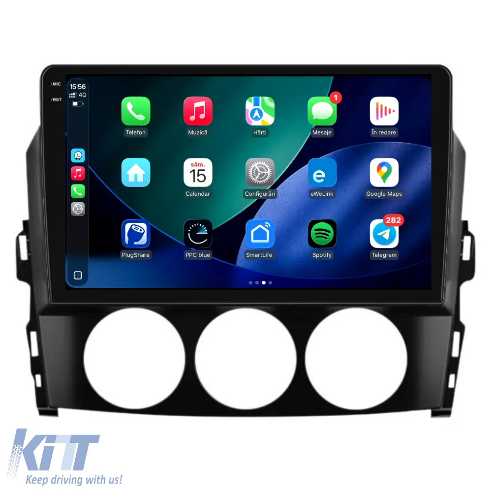 Dedicated Navigation suitable for Mazda MX-5 (2005 - 2015), 9 Inch, 8Gb Ram, 256Gb Storage, Android Auto, Carplay