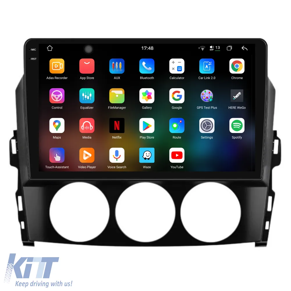 Dedicated Navigation suitable for Mazda MX-5 (2005 - 2015), 2K, 12Gb RAM, 256Gb Storage, Android Auto, Carplay