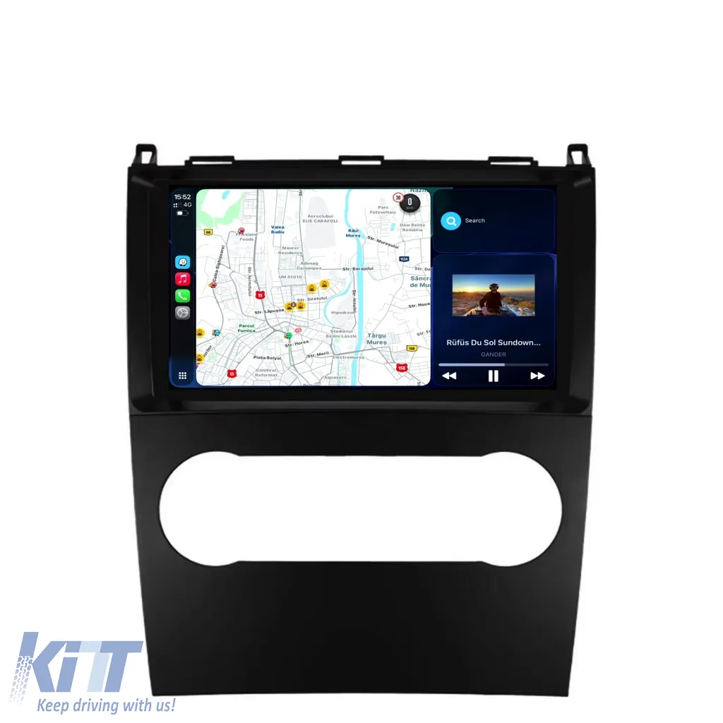 Dedicated Navigation suitable for Mercedes Benz A B Class (2004-2011), 2K, 12Gb RAM, 256Gb Storage, Carplay