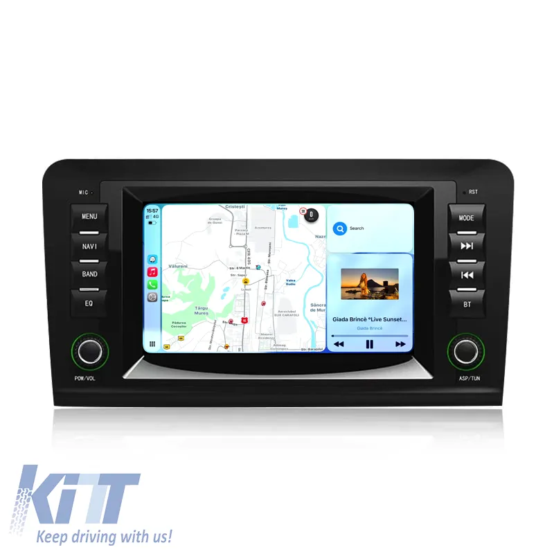 Dedicated Navigation suitable for Mercedes-Benz ML W164 (2005 - 2011), 7 Inch, 4Gb Ram, 64Gb Storage, Android Auto, Carplay