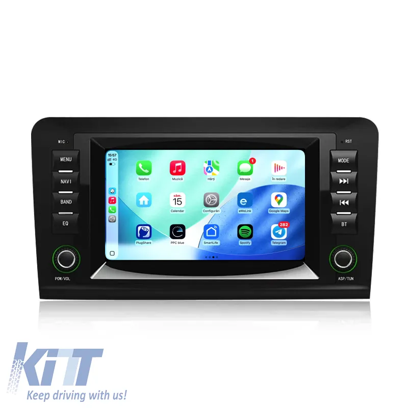 Dedicated Navigation suitable for Mercedes-Benz ML W164 (2005 - 2011), 7 Inch, 4Gb Ram, 64Gb Storage, Android Auto, Carplay