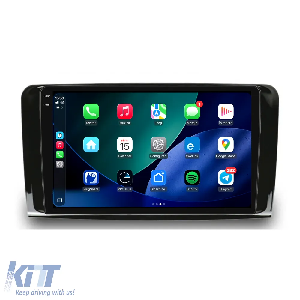 Dedicated Navigation suitable for Mercedes-Benz ML W164 (2005 - 2011), 2K, 8Gb RAM, 256Gb Storage, Android Auto, Carplay