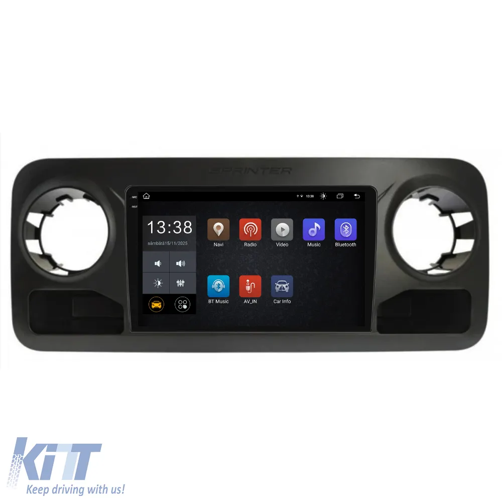 Dedicated Navigation suitable for Mercedes-Benz Sprinter (2006 - 2018), 2K, 4Gb RAM, 64Gb Storage, Android Auto, Carplay