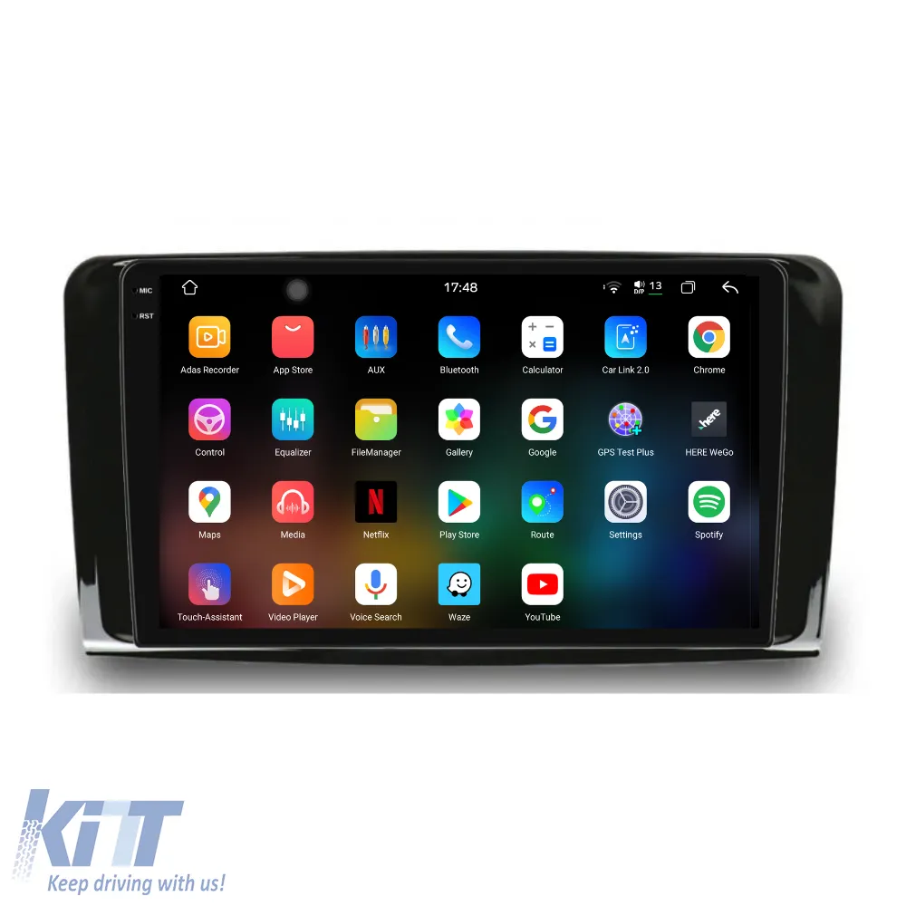 Dedicated Navigation suitable for Mercedes-Benz ML W164 (2005 - 2011), 2K, 12Gb RAM, 256Gb Storage, Android Auto, Carplay
