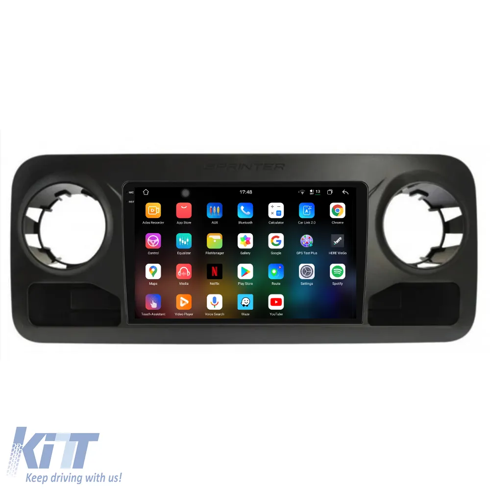 Dedicated Navigation suitable for Mercedes-Benz Sprinter (2006 - 2018), 2K, 12Gb RAM, 256Gb Storage, Android Auto, Carplay