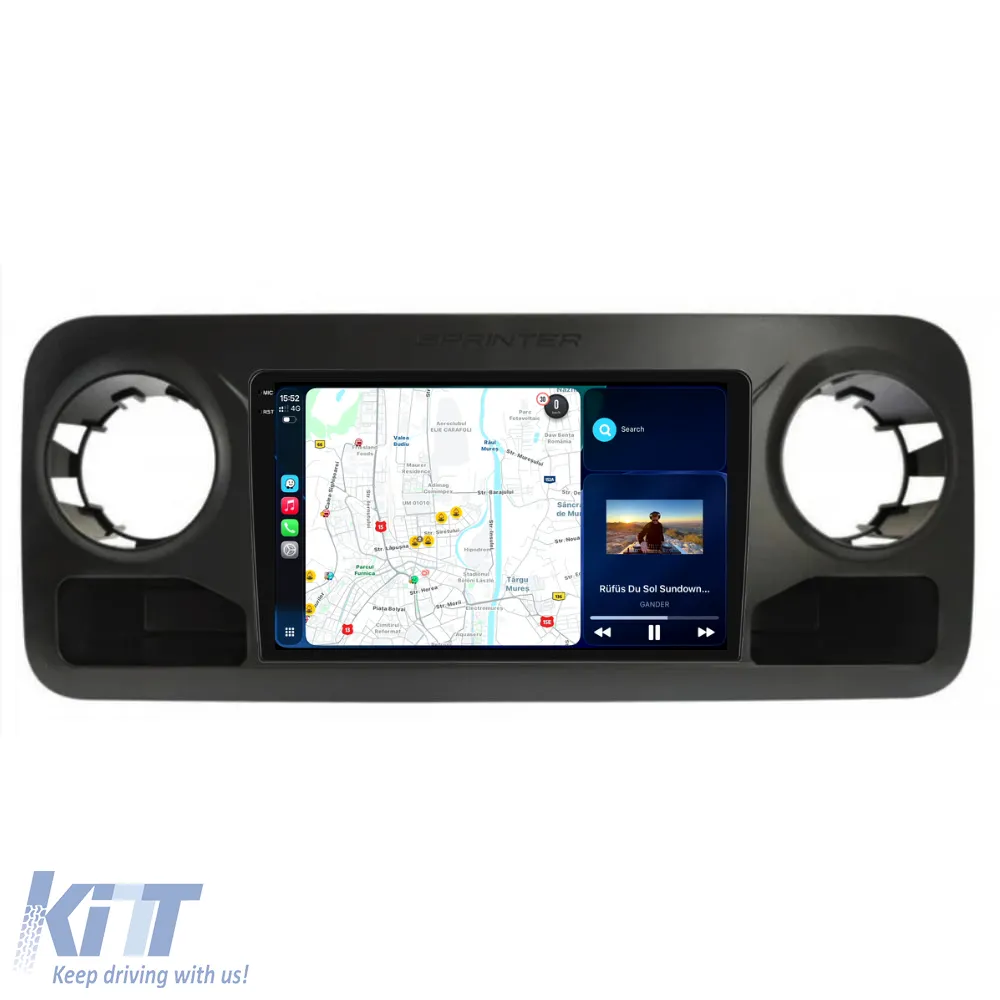 Dedicated Navigation suitable for Mercedes-Benz Sprinter (2006 - 2018), 2K, 12Gb RAM, 256Gb Storage, Android Auto, Carplay