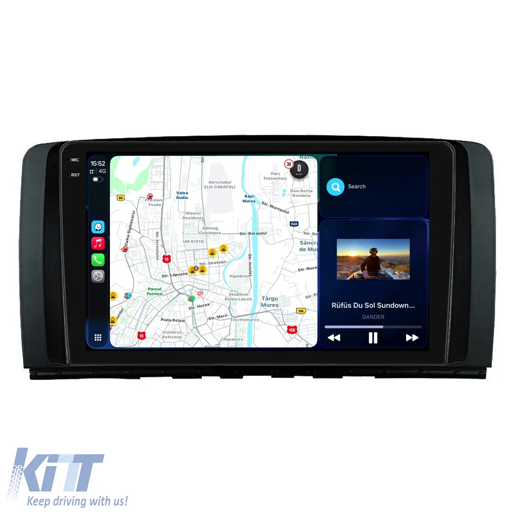 Dedicated Navigation suitable for Mercedes Benz R-Class W254 (2005-2017), 9 Inch, 6GB RAM, 128GB Storage, Carplay
