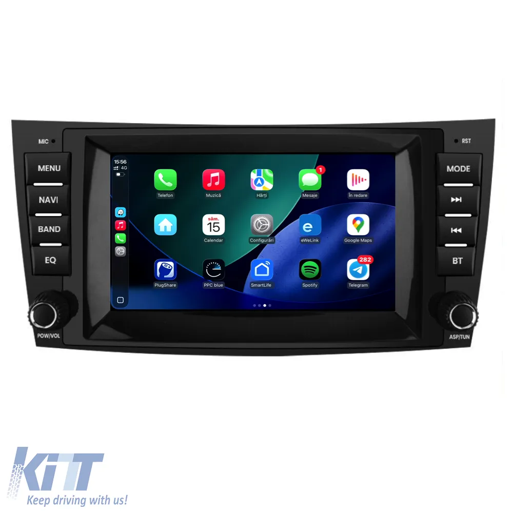 Dedicated Navigation suitable for Mercedes-Benz E-Class W211 (2003 - 2009), 7 Inch, 4Gb Ram, 128Gb Storage, Android Auto, Carplay
