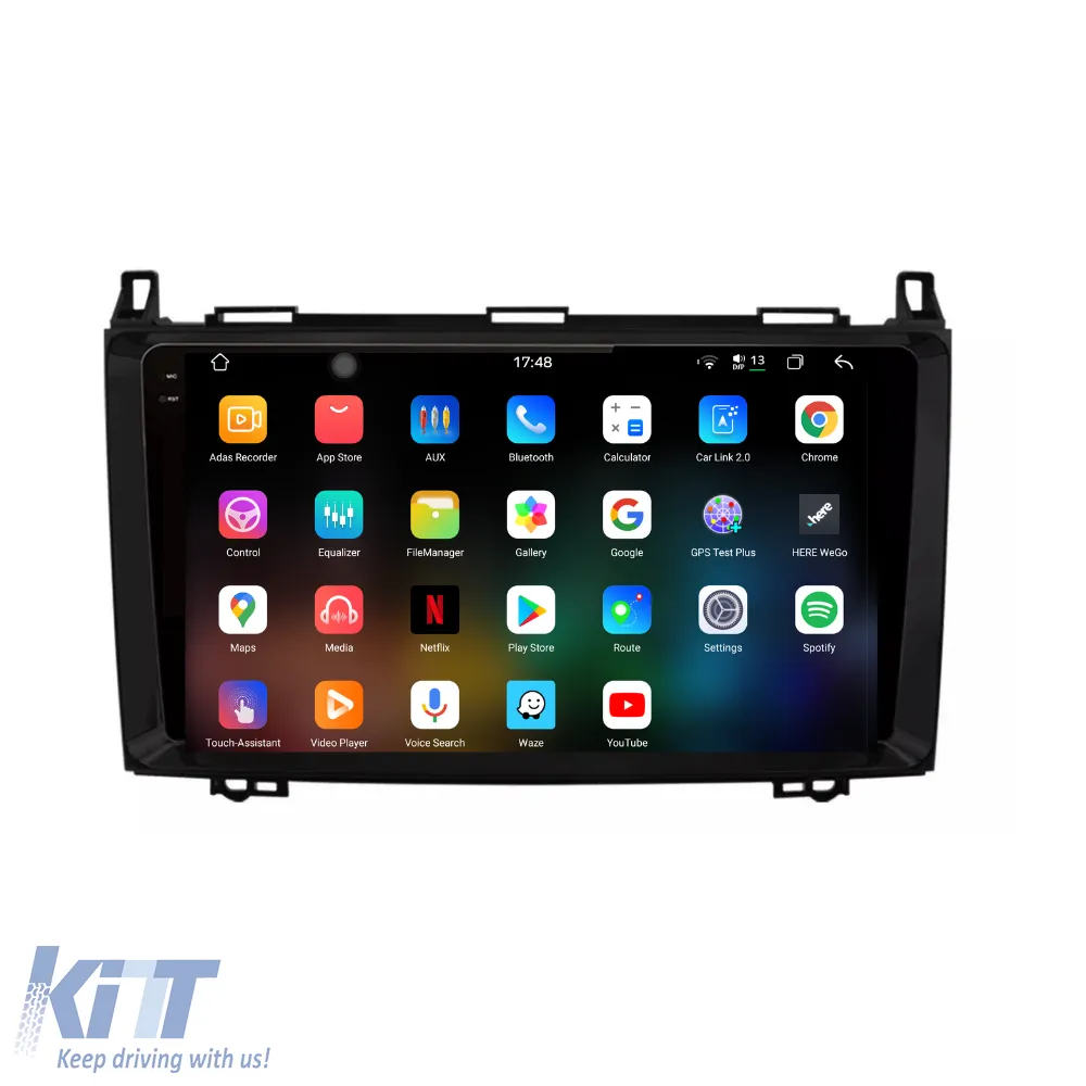 Dedicated Navigation suitable for Mercedes Vito Sprinter Viano B200 A B Class (2005-2012), 2K, 12GB RAM, 256GB Storage, Carplay