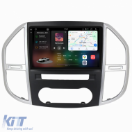Dedicated Navigation suitable for Mercedes Vito W447 (2014-2021), 2K, 12Gb RAM, 256Gb Storage, Carplay