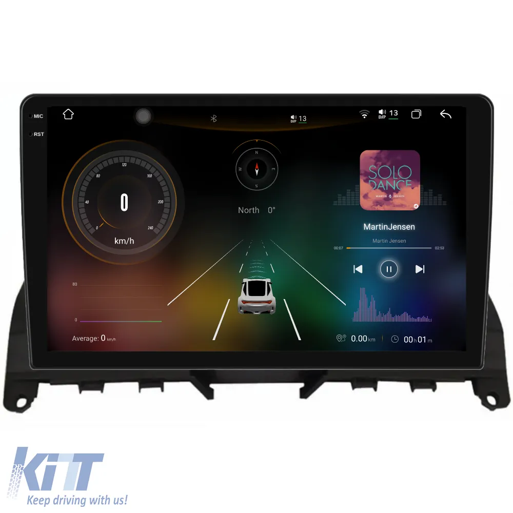 Dedicated Navigation suitable for Mercedes C-Class W204 S204 (2006-2013), 2K, 12Gb RAM, 256Gb Storage, Carplay