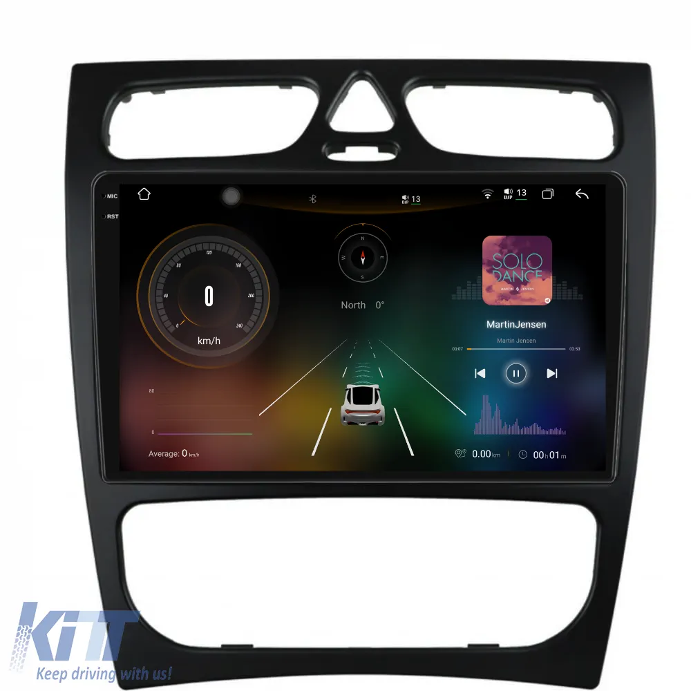 Dedicated Navigation suitable for Mercedes C-Class W203 CLK W209 (2000-2005), 2K, 12Gb RAM, 256Gb Storage, Carplay