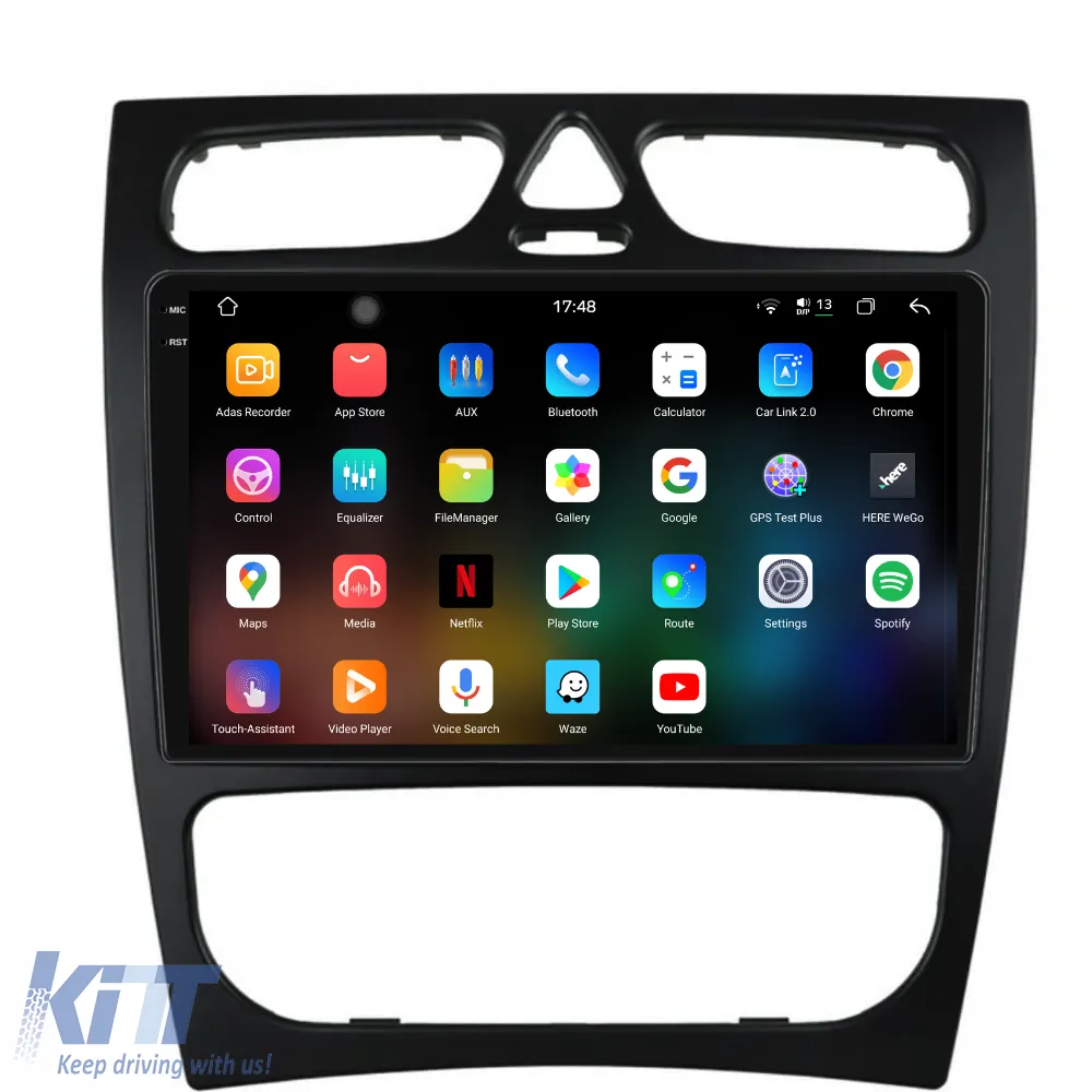 Dedicated Navigation suitable for Mercedes C-Class W203 CLK W209 (2000-2005), 2K, 12Gb RAM, 256Gb Storage, Carplay
