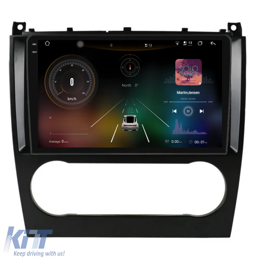 Dedicated Navigation suitable for Mercedes C-Class W203 CLK W209 (2005 - 2009), 2K, 12Gb RAM, 256Gb Storage, Carplay