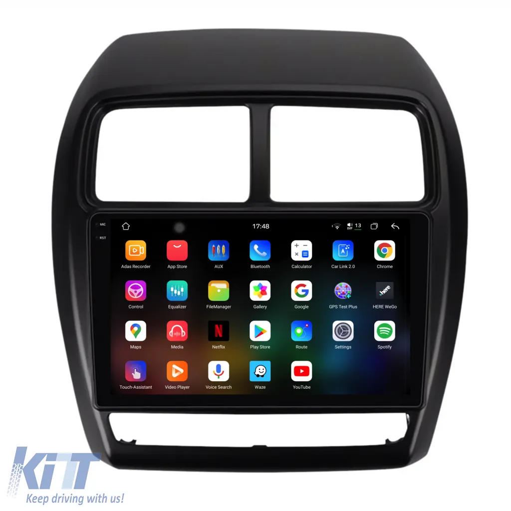 Dedicated Navigation suitable for Mitsubishi ASX (2010 - 2019), 2K, 12Gb RAM, 256Gb Storage, Android Auto, Carplay