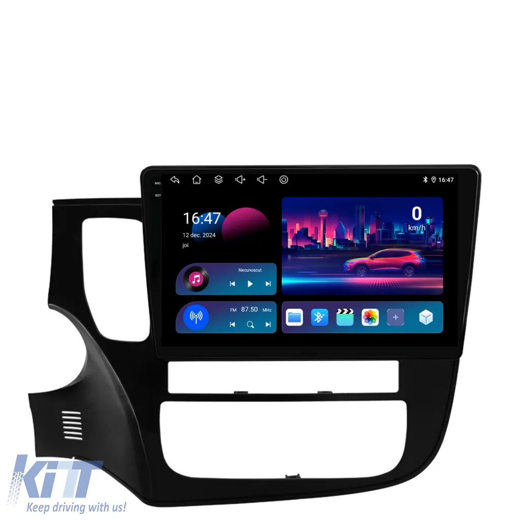 Dedicated Navigation suitable for Mitsubishi Outlander (2013 - 2020), 10 Inch, 2Gb Ram, 32Gb Storage, Android Auto, Carplay
