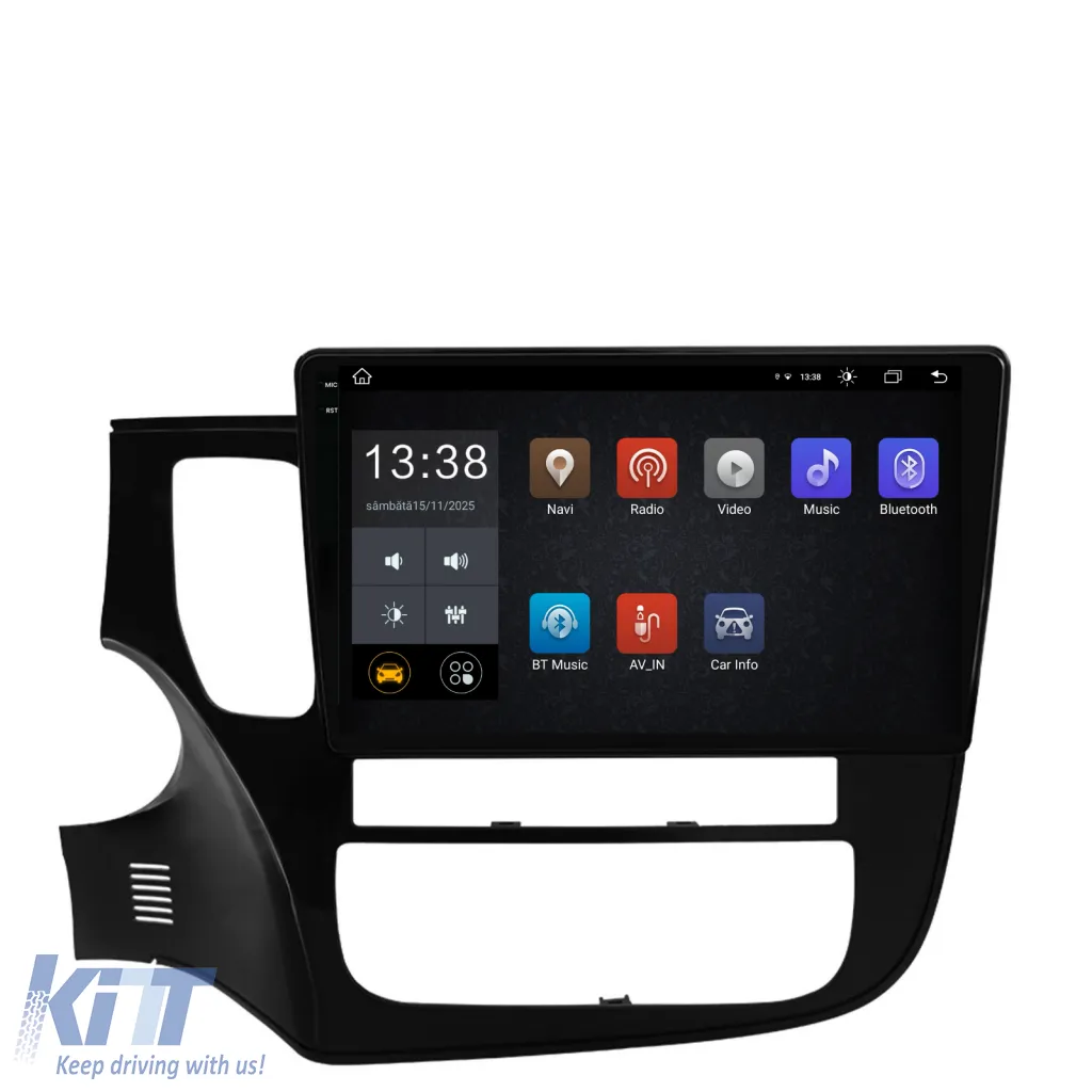 Dedicated Navigation suitable for Mitsubishi Outlander (2013 - 2020), 10 Inch, 8Gb Ram, 256Gb Storage, Android Auto, Carplay
