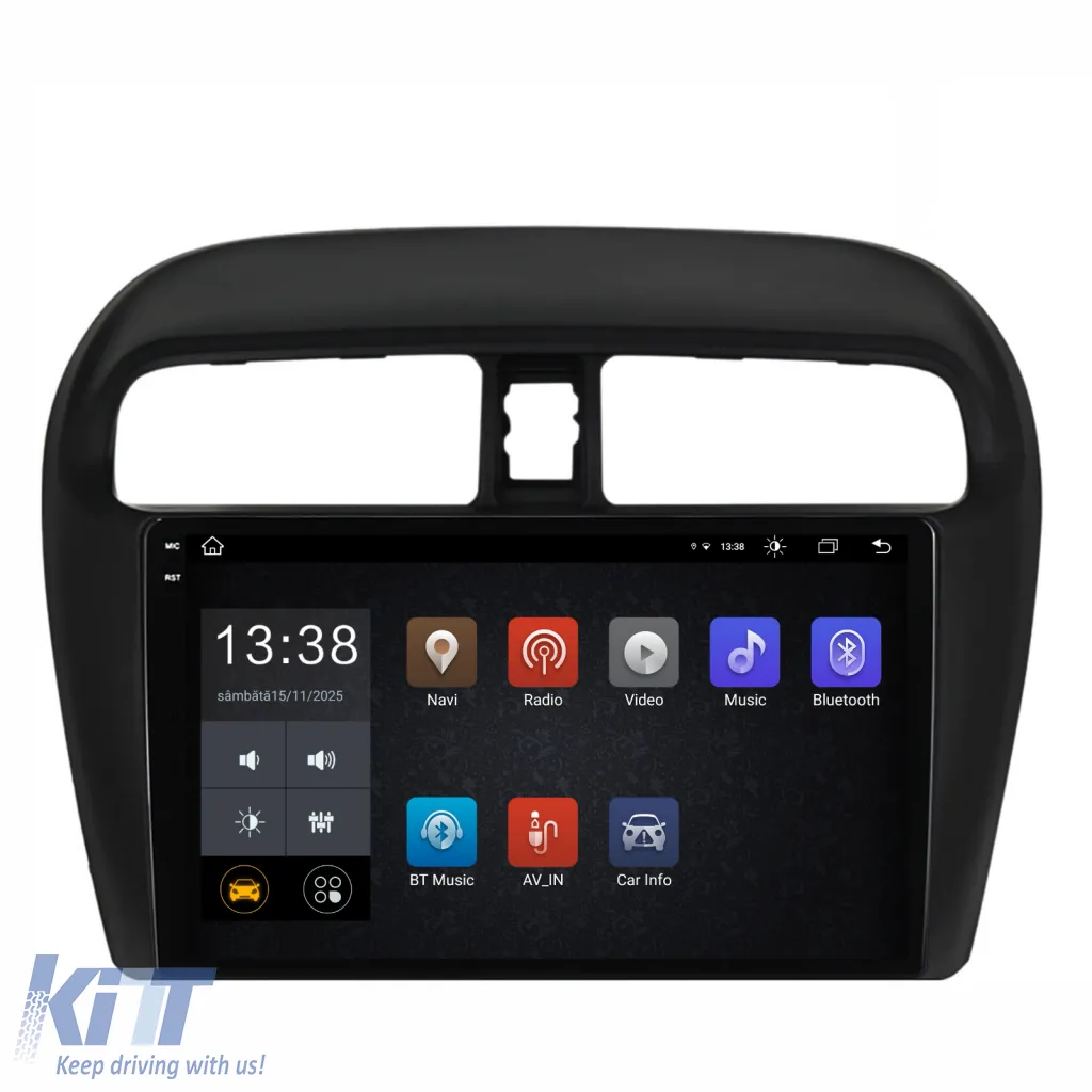 Dedicated Navigation suitable for Mitsubishi Space Star (2012 - 2024), 2K, 8GB RAM, 256GB Storage, Android Auto, Carplay