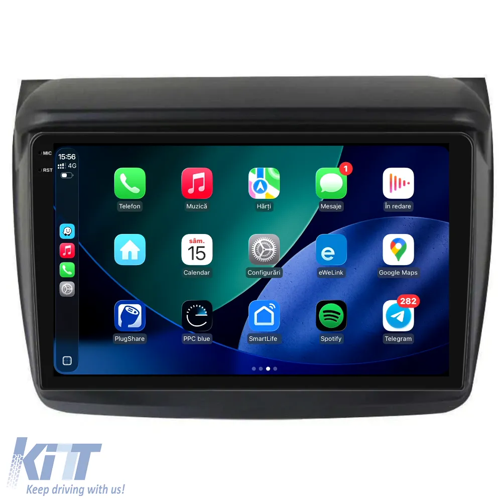Dedicated Navigation suitable for Mitsubishi Pajero Sport (2006 - 2013), 2K, 4Gb RAM, 64Gb Storage, Android Auto, Carplay