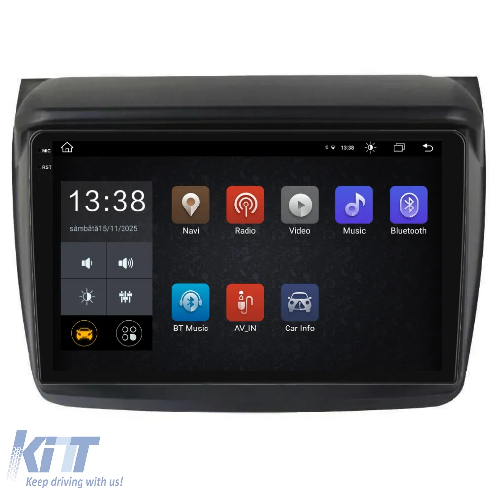 Dedicated Navigation suitable for Mitsubishi Pajero Sport (2006 - 2013), 2K, 4Gb RAM, 64Gb Storage, Android Auto, Carplay