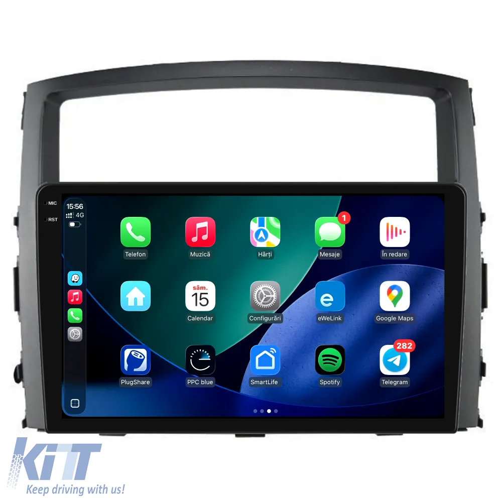 Dedicated Navigation suitable for Mitsubishi Pajero (2006 - 2014), 2K, 4Gb RAM, 64Gb Storage, Android Auto, Carplay