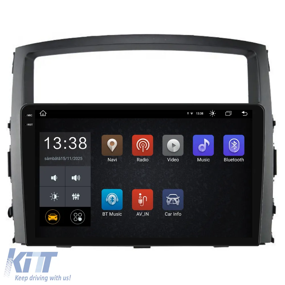 Dedicated Navigation suitable for Mitsubishi Pajero (2006 - 2014), 2K, 4Gb RAM, 64Gb Storage, Android Auto, Carplay