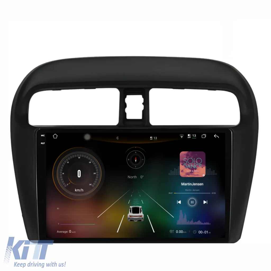 Dedicated Navigation suitable for Mitsubishi Space Star (2012 - 2024), 2K, 12Gb RAM, 256Gb Storage, Android Auto, Carplay