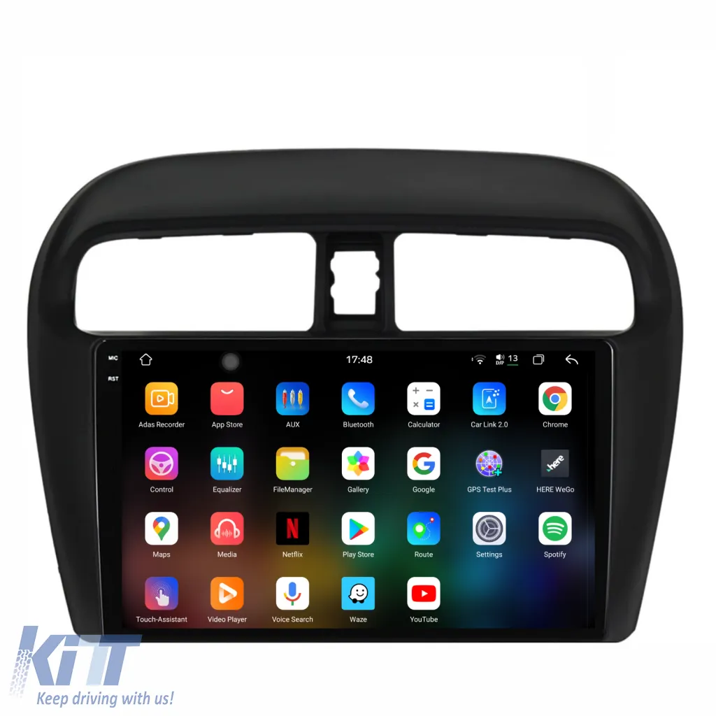 Dedicated Navigation suitable for Mitsubishi Space Star (2012 - 2024), 2K, 12Gb RAM, 256Gb Storage, Android Auto, Carplay