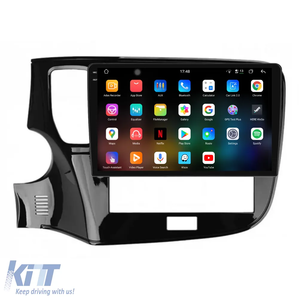 Dedicated Navigation suitable for Mitsubishi Outlander (2013 - 2020), 2K, 12Gb RAM, 256Gb Storage, Android Auto, Carplay