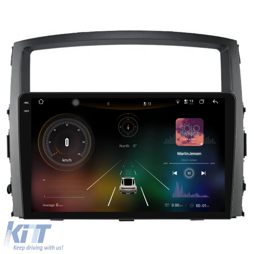 Dedicated Navigation suitable for Mitsubishi Pajero (2006 - 2014), 2K, 12GB RAM, 256GB Storage, Android Auto, Carplay