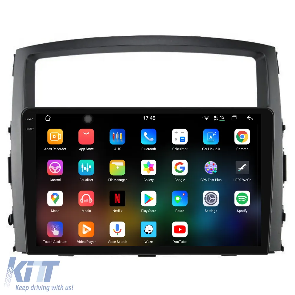Dedicated Navigation suitable for Mitsubishi Pajero (2006 - 2014), 2K, 12GB RAM, 256GB Storage, Android Auto, Carplay